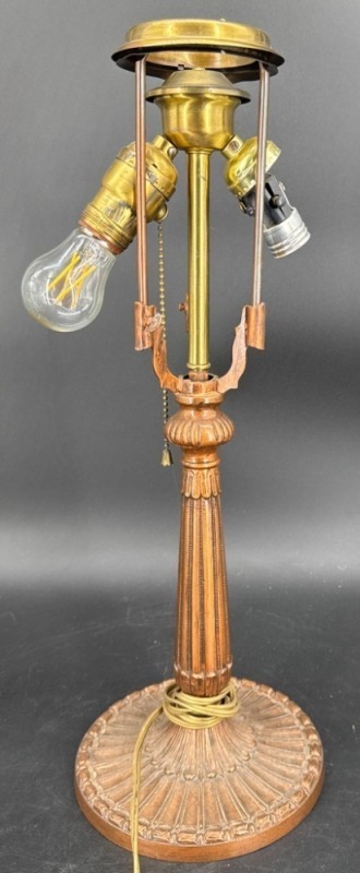 Brass and Metal Table Lamp Base