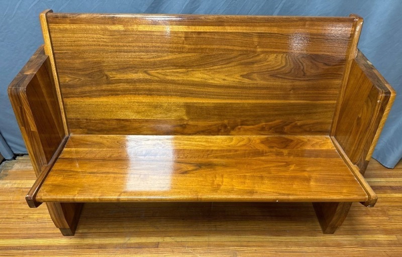 Wooden Church Pew