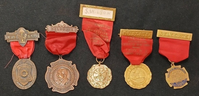 Firemen Delegate Medals