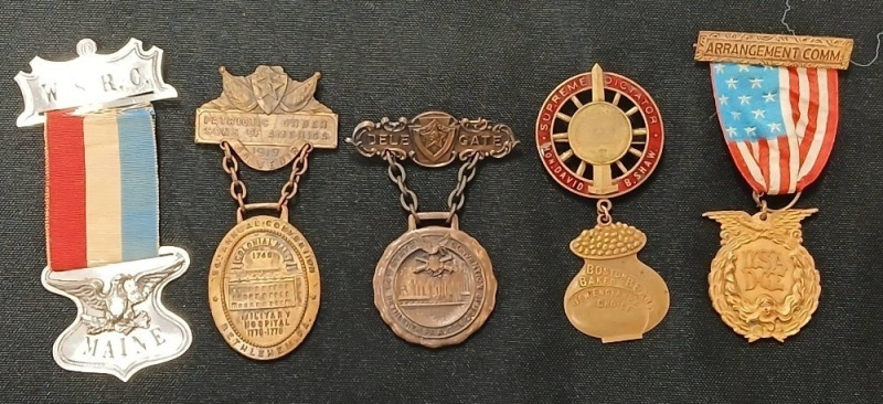 (5) Commemorative Medals and Ribbons