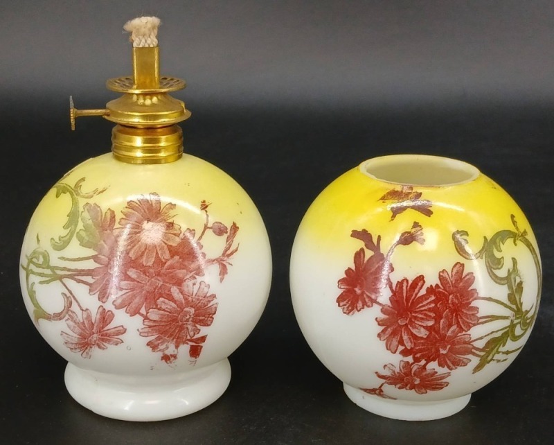 Miniature Glass Oil Lamp