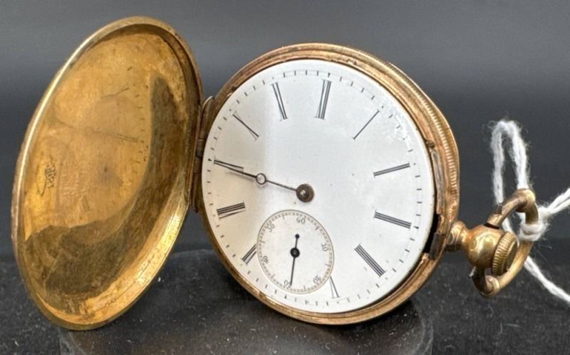 Ulysse Banquin 18K Gold Pocket Watch